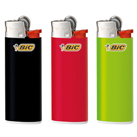 BIC Mini Accendini Con Motivi – Confezione Da 10 Pezzi – Accensione A Ruota – Sicurezza Bambini