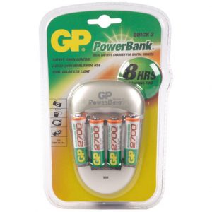 GP CARICABATTERIE RAPIDO+4STILO