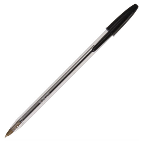 BIC CRISTAL MEDIUM NERA (X10) - Ingrosso Tabaccherie & Articoli per Fumatori