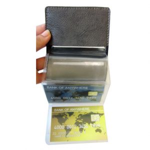 PORTACARD 8 TASCHE ECOPELLE