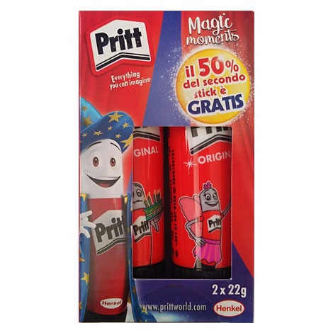 PRITT COLLA STICK 22 gr X 2 - Ingrosso Tabaccherie & Articoli per