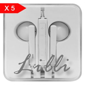 LILLI 5 AURICOLARI BIANCHI JACK