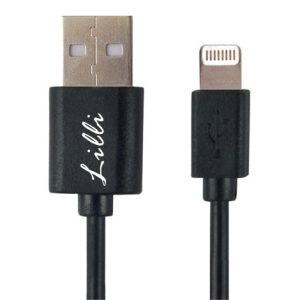 LILLI CAVO LIGHTNING PVC 1mt NERO