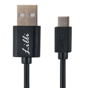 LILLI CAVO C-TYPE PVC 1mt NERO