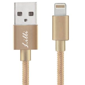 LILLI CAVO LIGHTNING GOLD TEXTILE 1mt