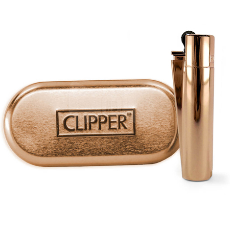 CLIPPER LARGE METAL ROSE GOLD SINGOLO