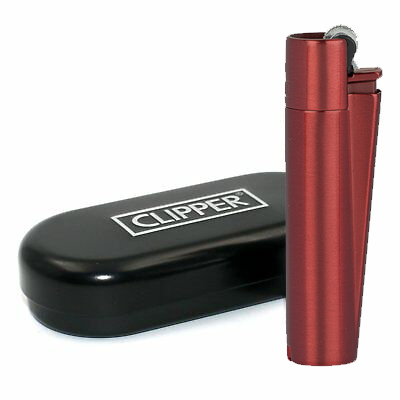 CLIPPER LARGE METAL RED SINGOLO
