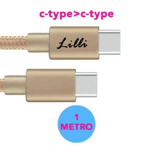 LILLI CAVO C-TYPE C-TYPE NYLON 1 METRO GOLD