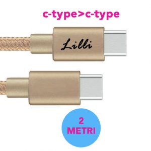 LILLI CAVO C-TYPE C-TYPE NYLON 2 METRI GOLD