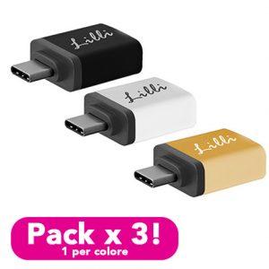 LILLI ADATTATORI da USB-A ad USB-C