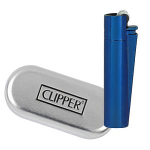 CLIPPER LARGE METAL DEEP BLUE SINGOLO