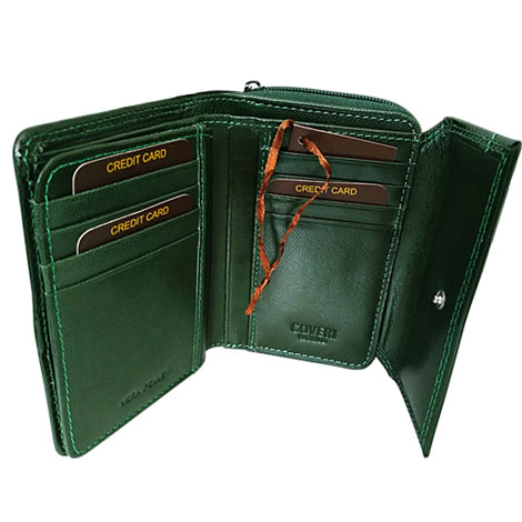 Custodia In Pelle Per Xiaomi Poco F5 Pro: Cover Portafoglio Con Slot Carte E Supporto, Flip Case Con Chiusura Magnetica, Verde