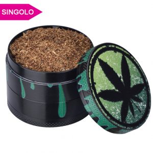 CHAMP HIGH GRINDER DRIPPING LEAF 4PARTI SINGOLO
