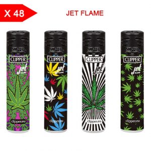 CLIPPER LARGE JET FLAME CANNABIS 2
