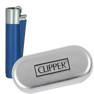 CLIPPER LARGE METAL BLUeSILVER SINGOLO