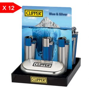 CLIPPER LARGE METAL BLUeSILVER