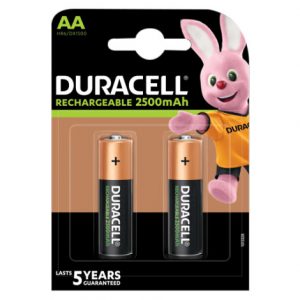 DURACELL 2 STILO AA RICARICABILE 2500MAH