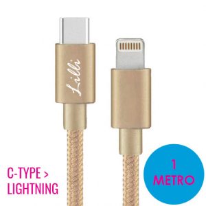 LILLI CAVO LIGHTNING C-TYPE NYLON 1 METRO GOLD