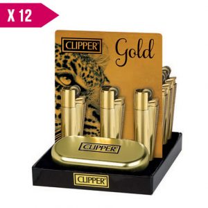 CLIPPER LARGE METAL GOLD