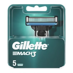 GILLETTE 5 RICAMBI RASOIO MACH III SINGOLO