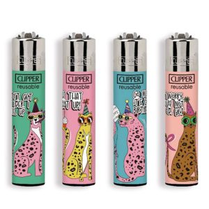 CLIPPER LARGE BIRTHDAY LEOPARD